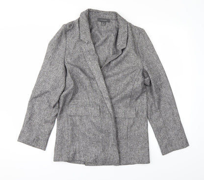 Primark Womens Grey   Overcoat Coat Size 10