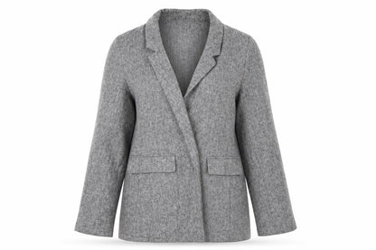 Womens UK Size 10 Primark Grey Overcoat
