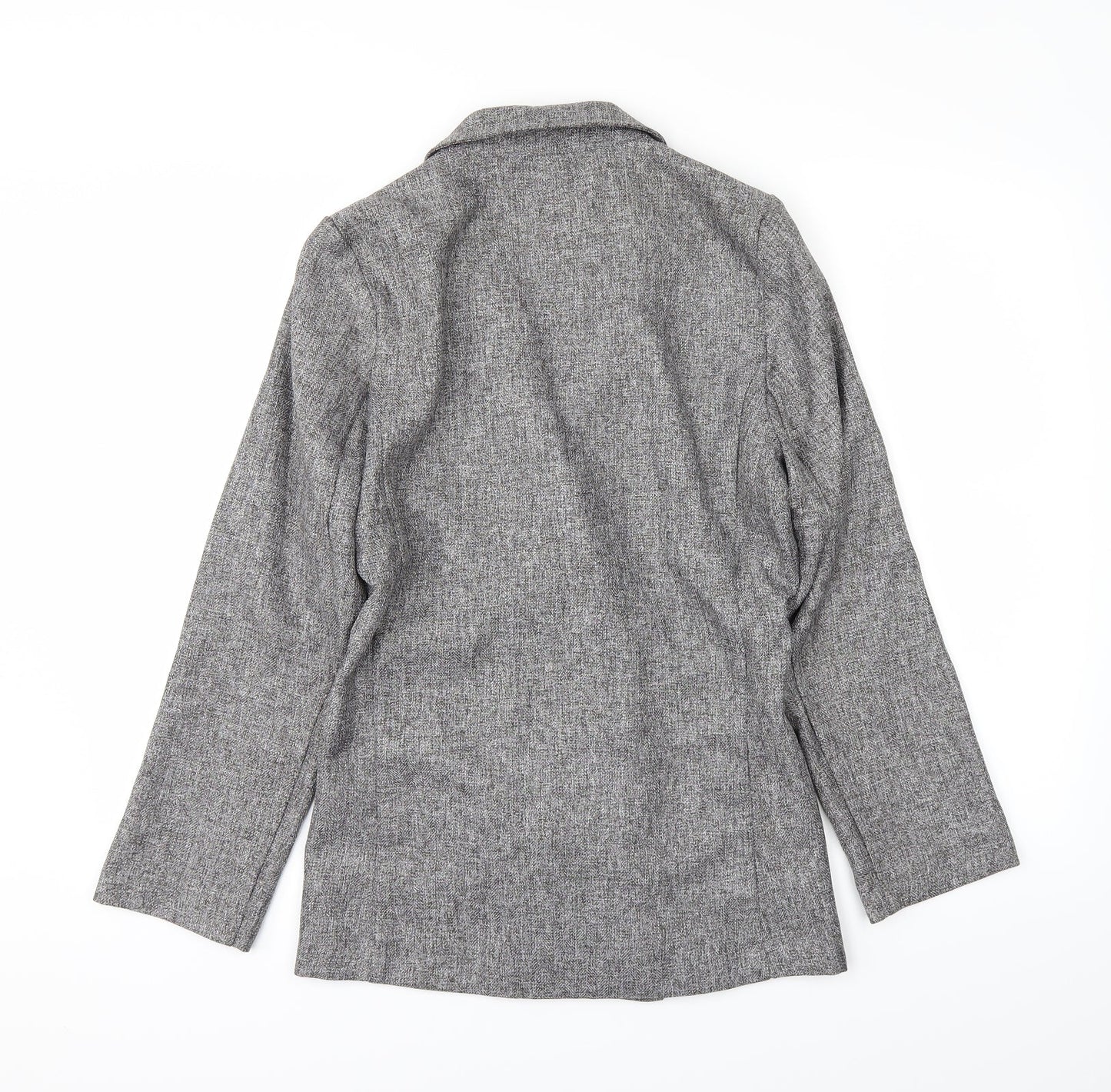 Primark Womens Grey   Overcoat Coat Size 10