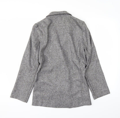 Primark Womens Grey   Overcoat Coat Size 10