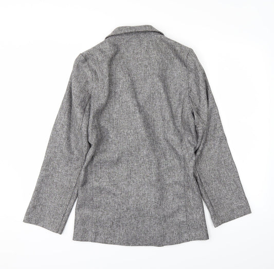 Primark Womens Grey   Overcoat Coat Size 10