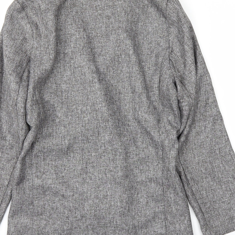 Primark Womens Grey   Overcoat Coat Size 10