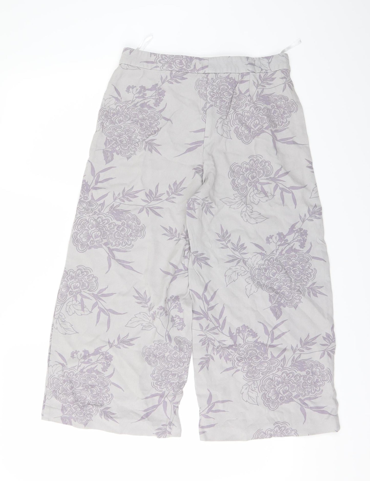 Womens UK Size 8 Marks and Spencer Regular Fit  Grey Trousers