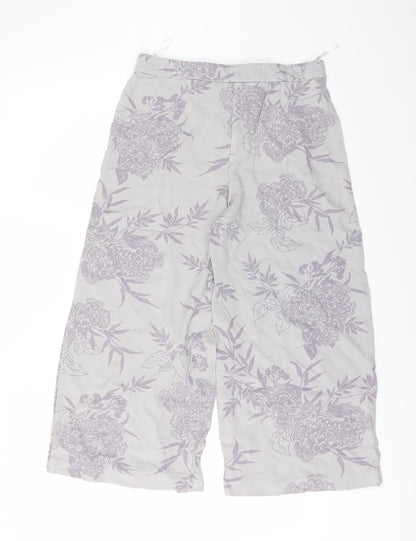 Womens UK Size 8 Marks and Spencer Regular Fit  Grey Trousers