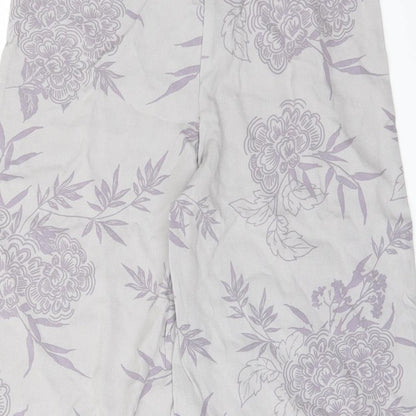 Womens UK Size 8 Marks and Spencer Regular Fit  Grey Trousers