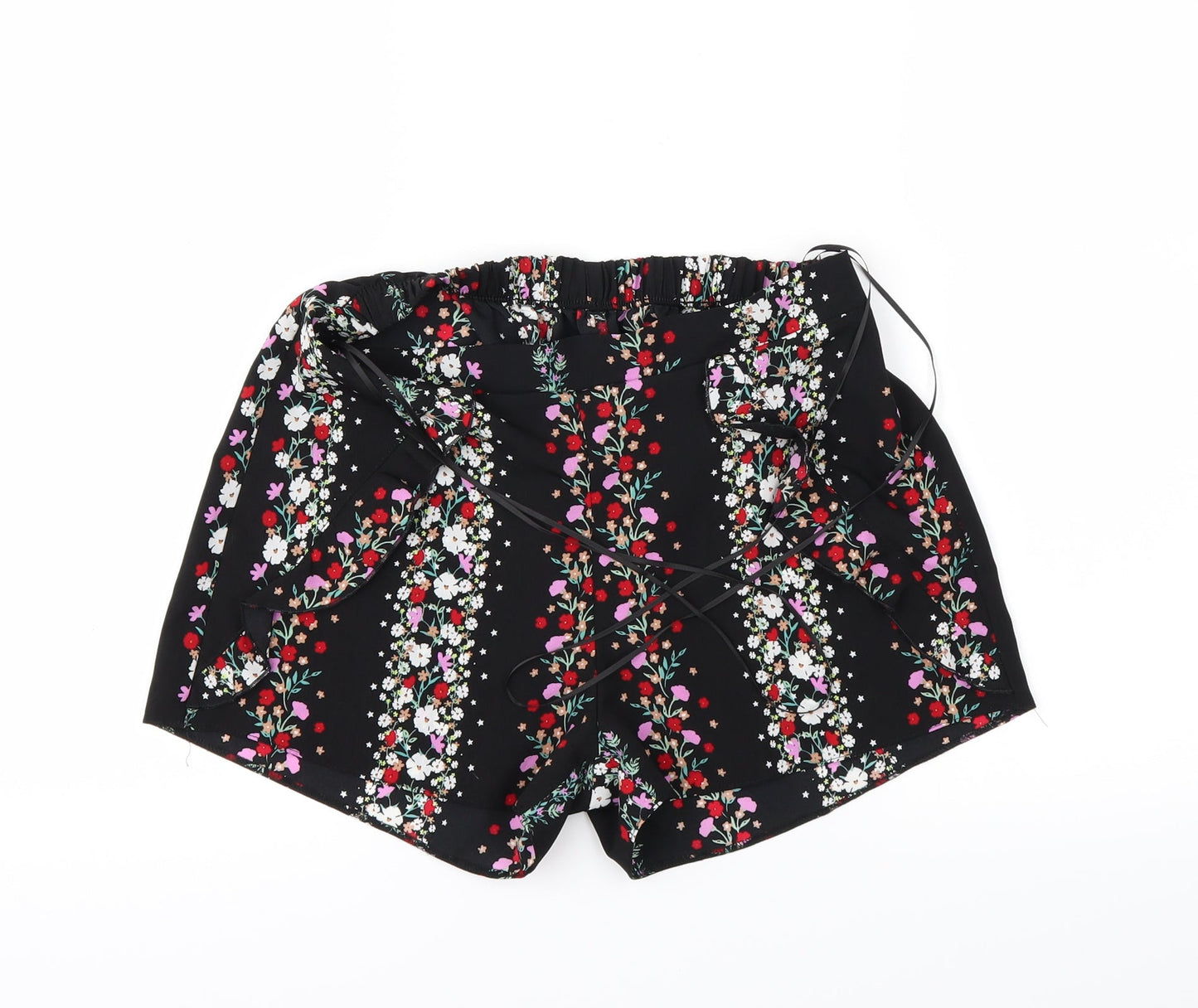 Womens UK Size 8 Preworn Regular Fit Paperbag Shorts