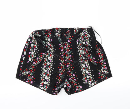Womens UK Size 8 Preworn Regular Fit Paperbag Shorts