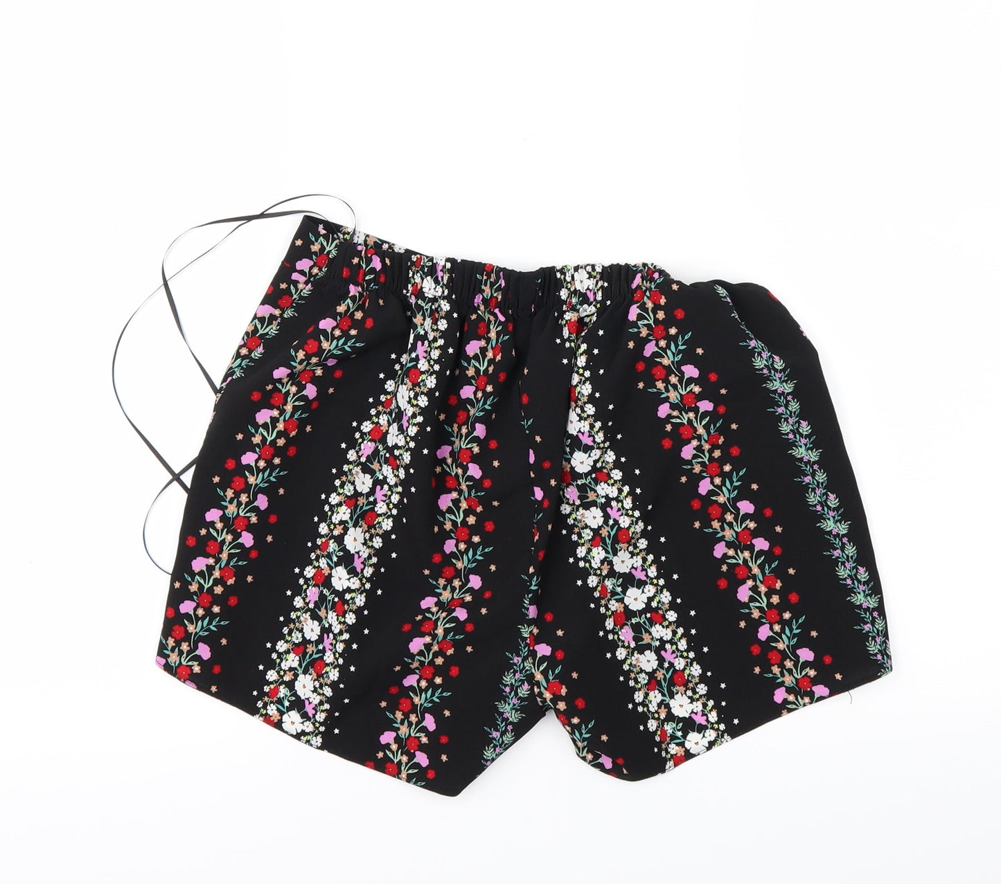 Womens UK Size 8 Preworn Regular Fit Paperbag Shorts