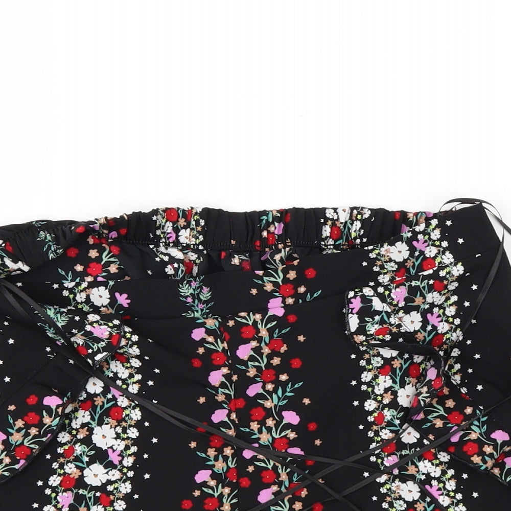 Womens UK Size 8 Preworn Regular Fit Paperbag Shorts
