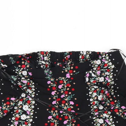 Womens UK Size 8 Preworn Regular Fit Paperbag Shorts