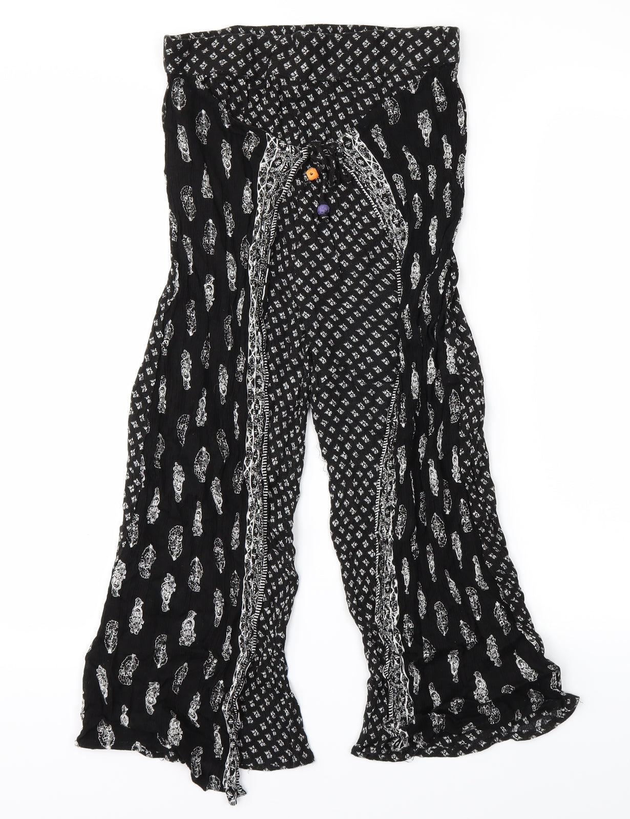 akas Womens Black   Trousers  Size 10 L20 in