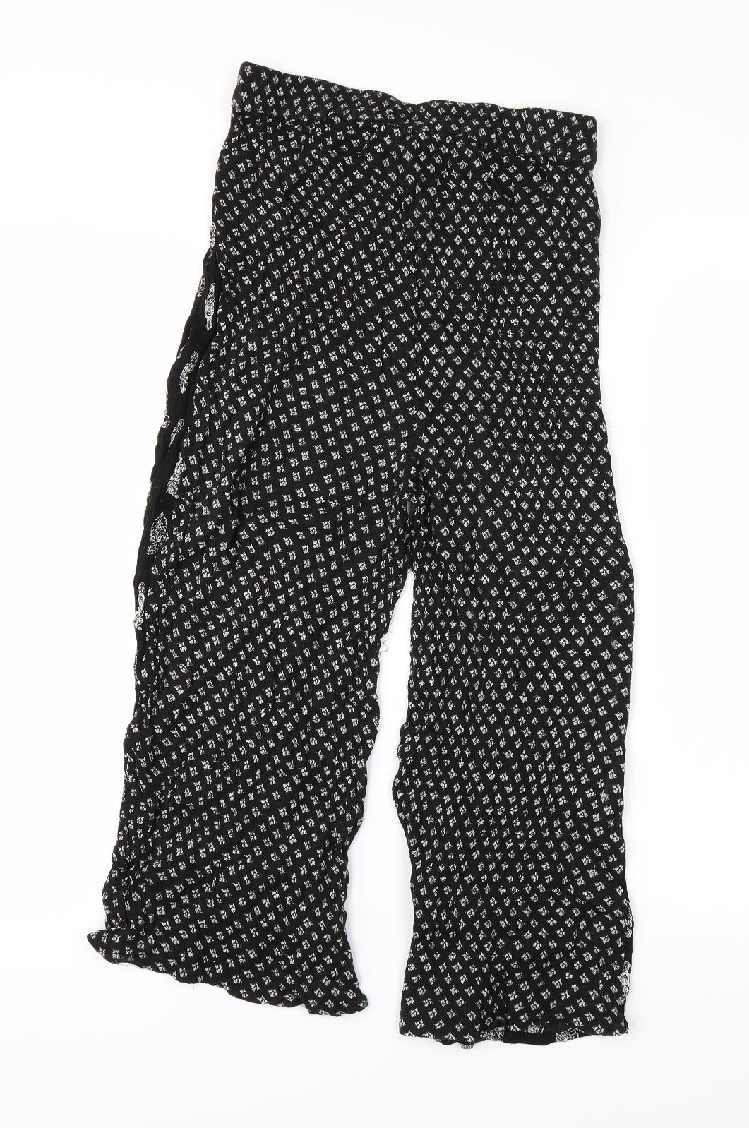 akas Womens Black   Trousers  Size 10 L20 in