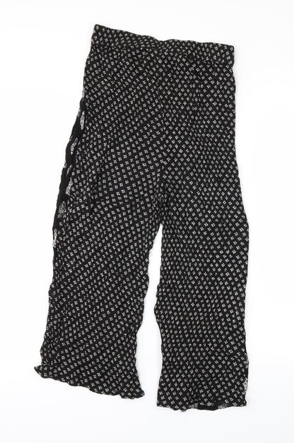 akas Womens Black   Trousers  Size 10 L20 in