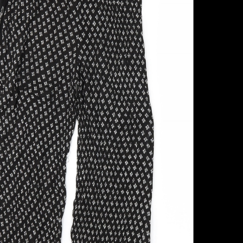 akas Womens Black   Trousers  Size 10 L20 in