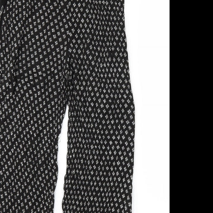 akas Womens Black   Trousers  Size 10 L20 in