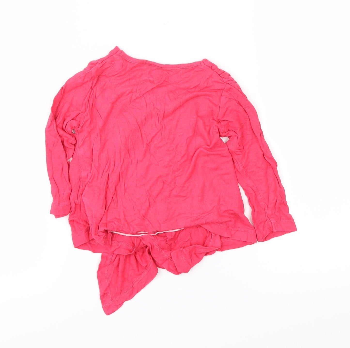 Preworn Girls Pink   Pullover Jumper Size 18-24 Months