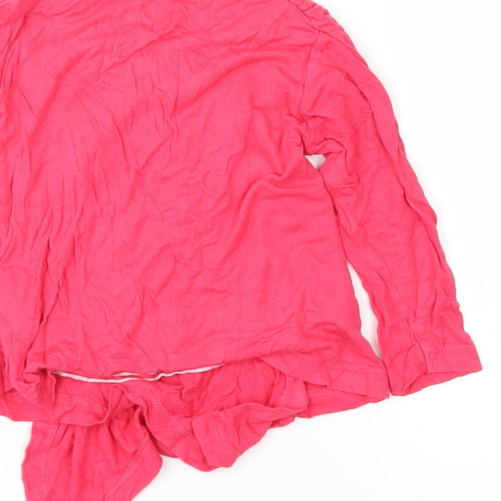 Preworn Girls Pink   Pullover Jumper Size 18-24 Months
