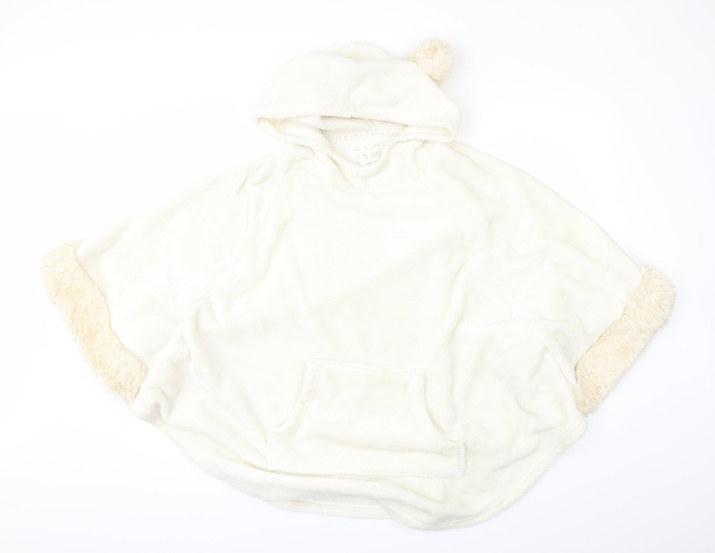 F&F Womens White   Overcoat Coat Size S