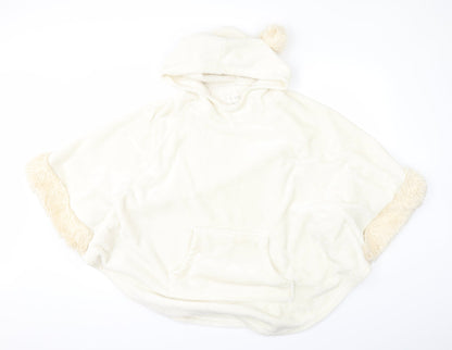 F&F Womens White   Overcoat Coat Size S