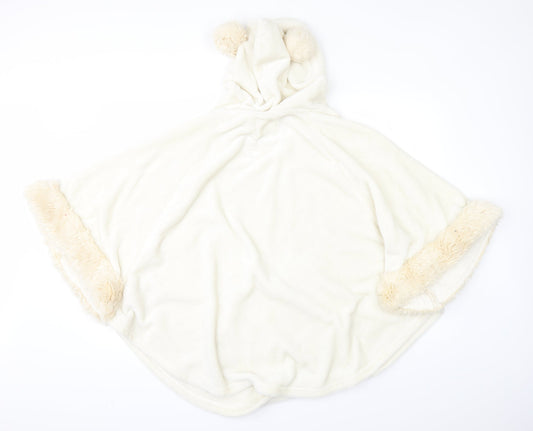 F&F Womens White   Overcoat Coat Size S