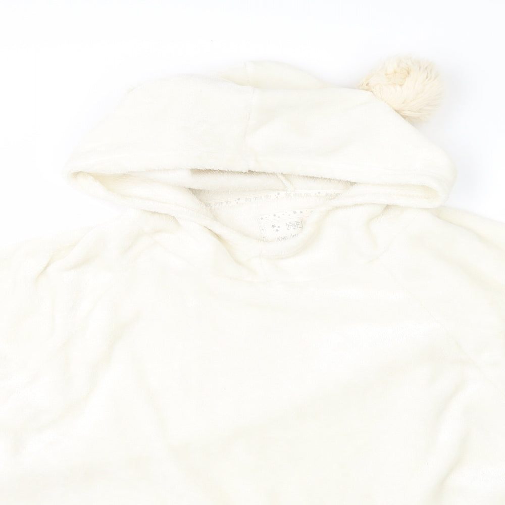 F&F Womens White   Overcoat Coat Size S