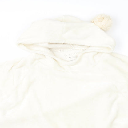 F&F Womens White   Overcoat Coat Size S