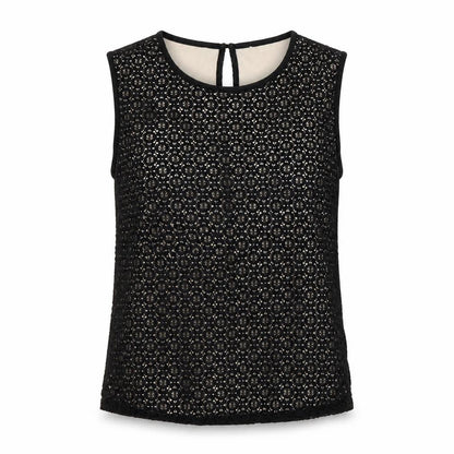 Womens UK Size S Oasis Black Basic T-Shirt
