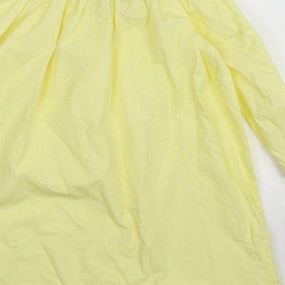 New Look Womens Yellow   Shirt Dress  Size 8
