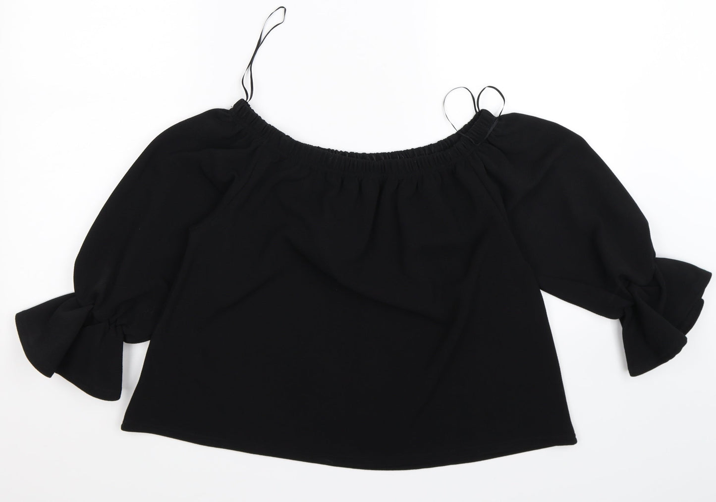 cameo rose Womens Black   Cropped T-Shirt Size 8