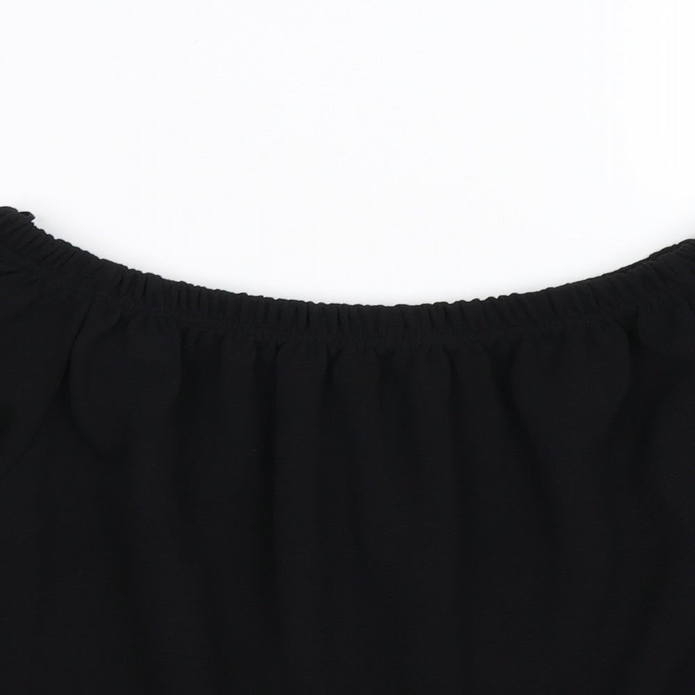 cameo rose Womens Black   Cropped T-Shirt Size 8