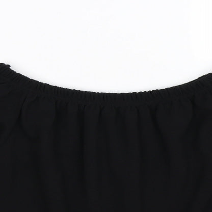 cameo rose Womens Black   Cropped T-Shirt Size 8