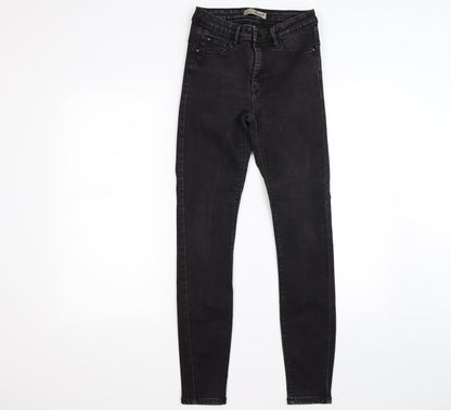 denim co Womens Black  Denim Skinny Jeans Size 10 L29 in