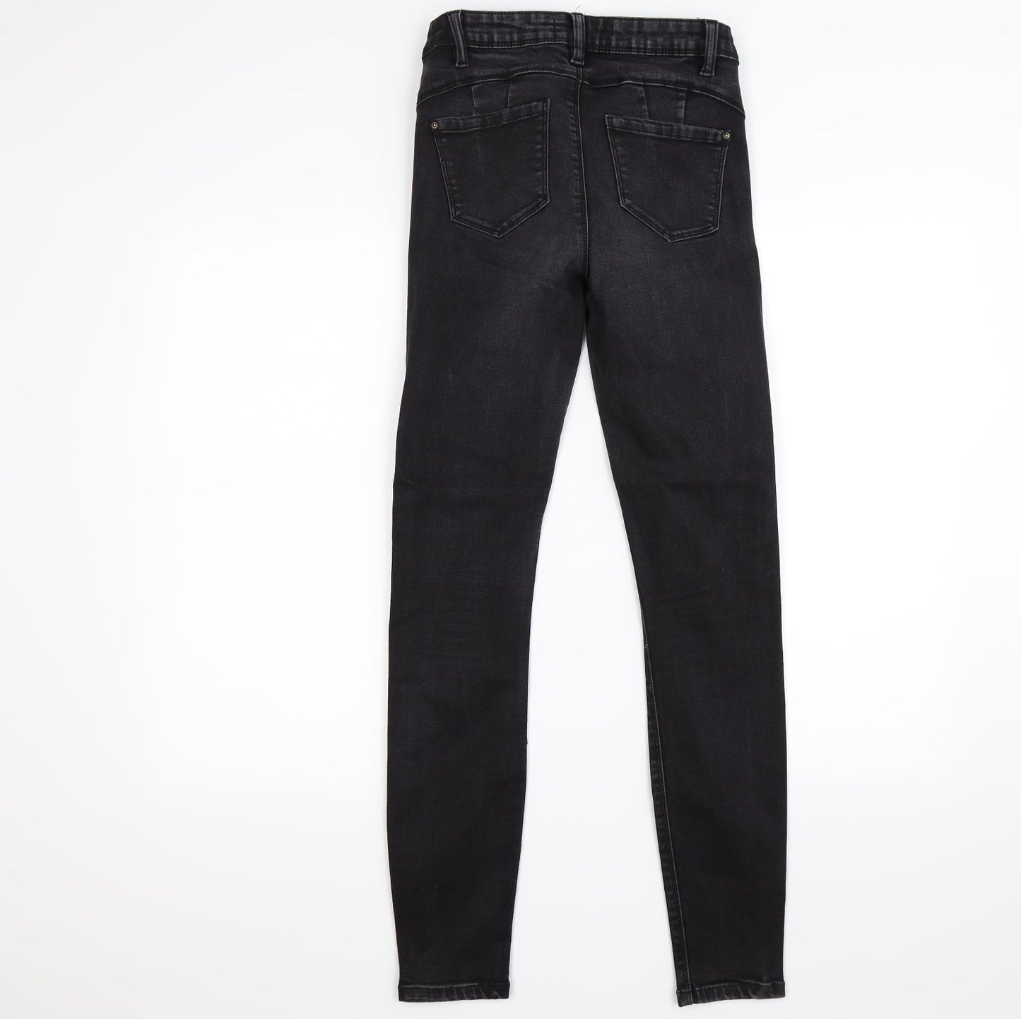 denim co Womens Black  Denim Skinny Jeans Size 10 L29 in