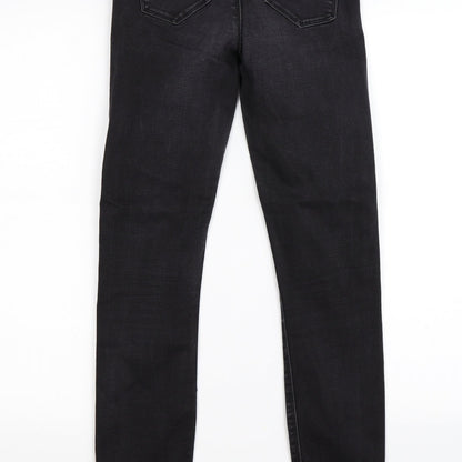 denim co Womens Black  Denim Skinny Jeans Size 10 L29 in