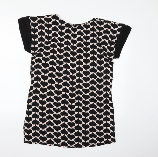 Select Womens Black   T-Shirt Dress  Size 12