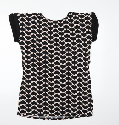 Select Womens Black   T-Shirt Dress  Size 12