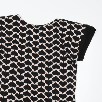 Select Womens Black   T-Shirt Dress  Size 12
