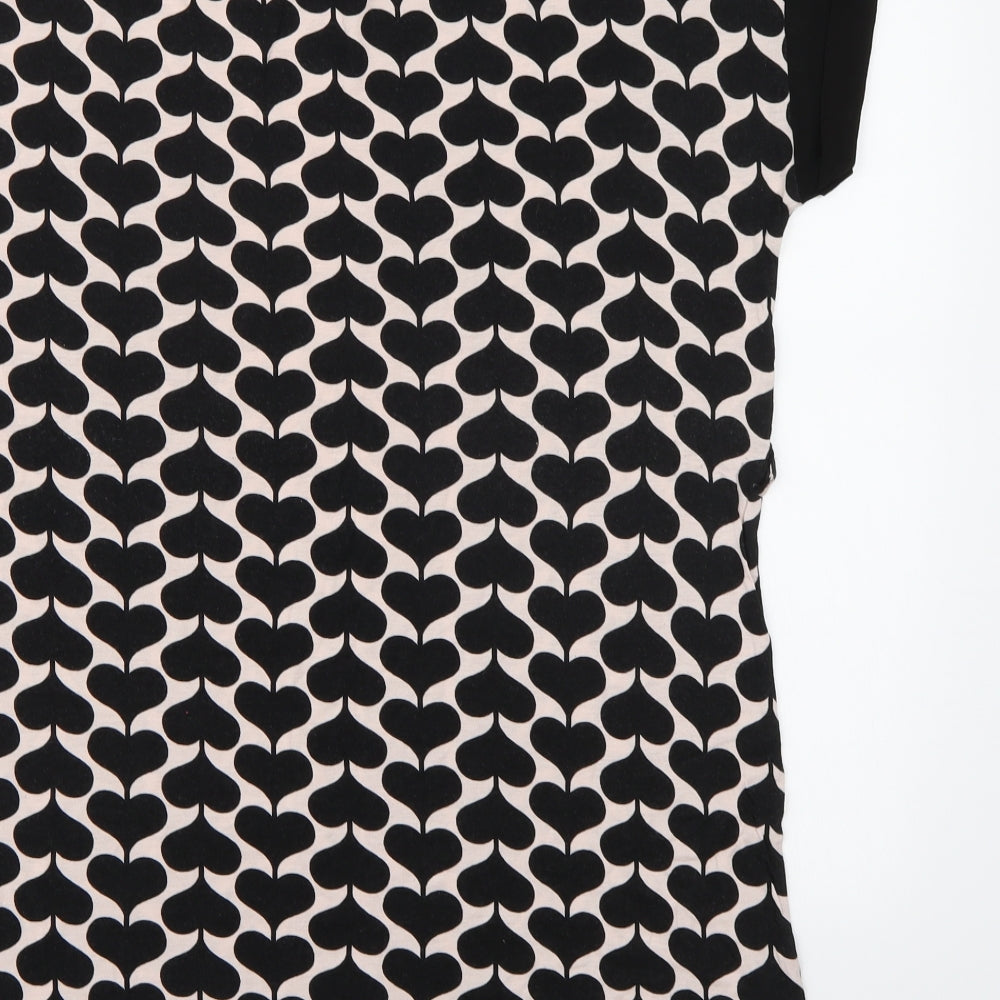 Select Womens Black   T-Shirt Dress  Size 12