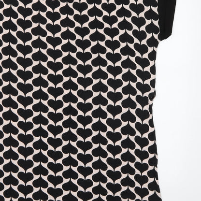 Select Womens Black   T-Shirt Dress  Size 12