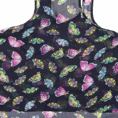 Womens UK Size M Amber Krystal Blue Camisole Tank