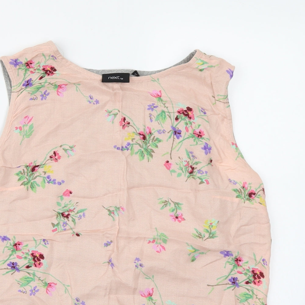 Womens UK Size 12 NEXT Pink Camisole Tank
