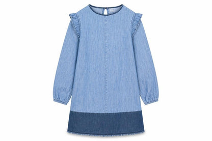 Next Girls Blue  Denim A-Line  Size 11 Years