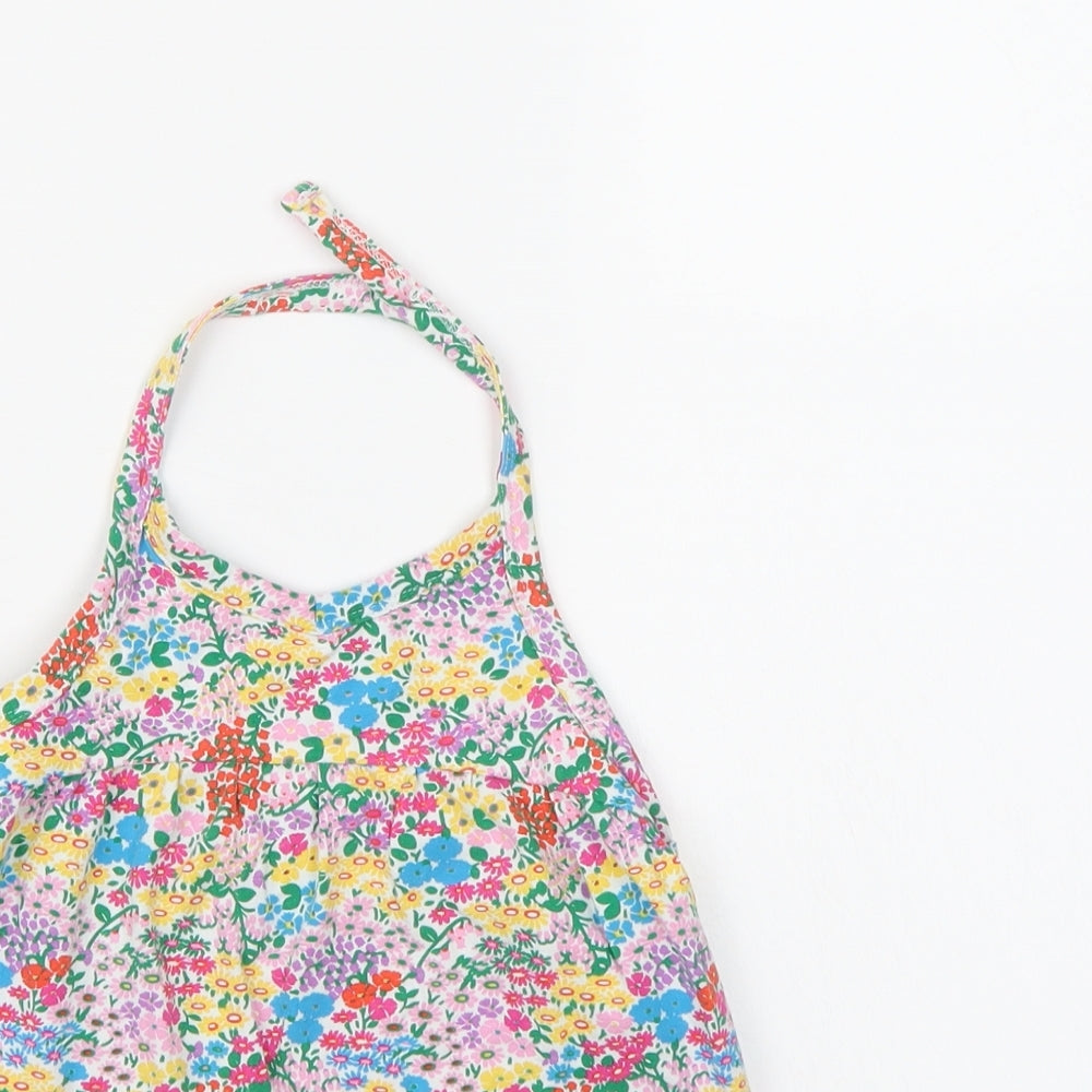 NEXT Girls Multicoloured Floral  Cropped Tank Size 6-7 Years