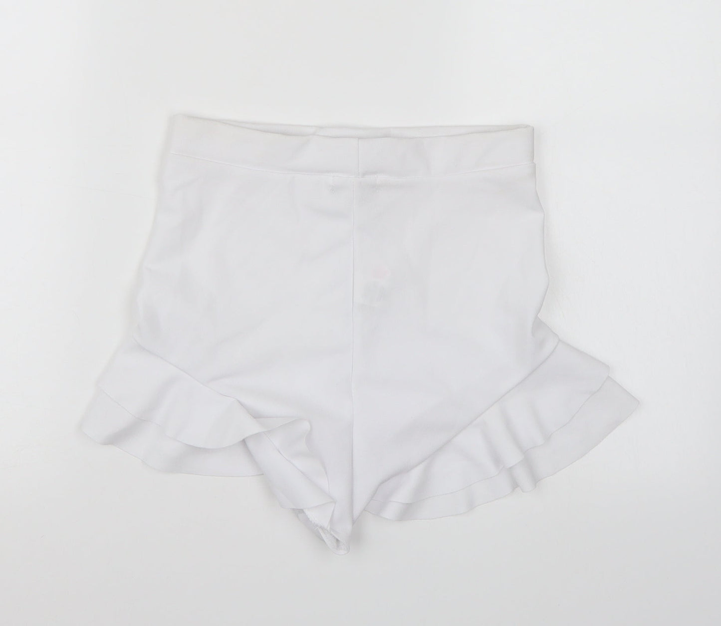 PRETTYLITTLETHING Womens White   Cut-Off Shorts Size 10