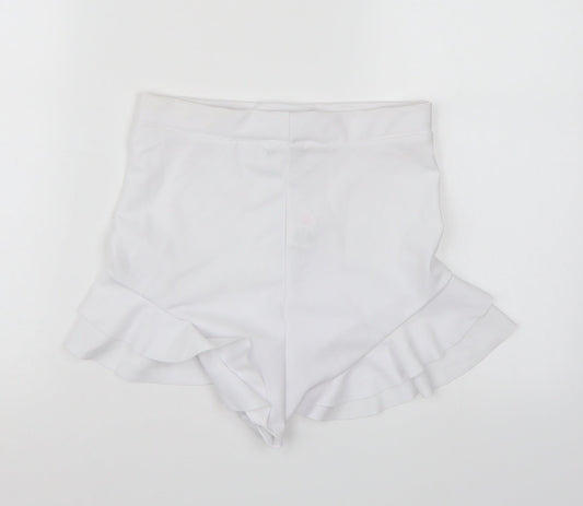 PRETTYLITTLETHING Womens White   Cut-Off Shorts Size 10