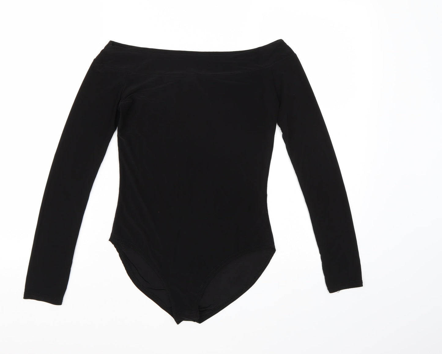 Boohoo Womens Black   Bodysuit One-Piece Size 8