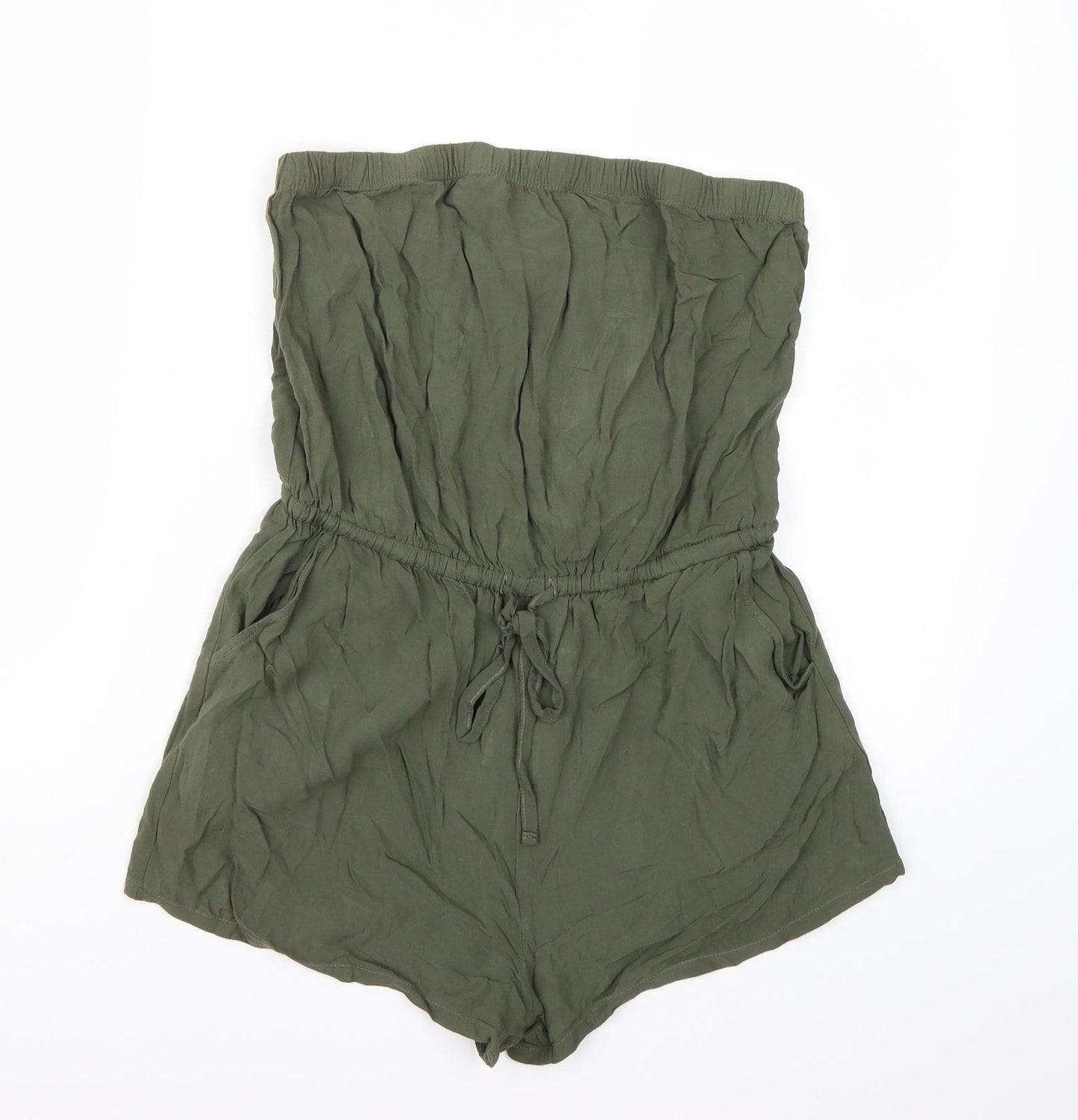 FOREVER 21 Womens Green   Playsuit One-Piece Size M