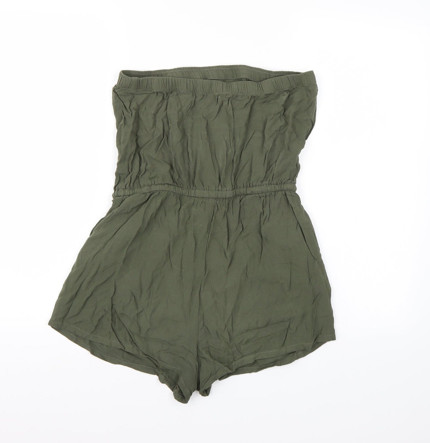 FOREVER 21 Womens Green   Playsuit One-Piece Size M