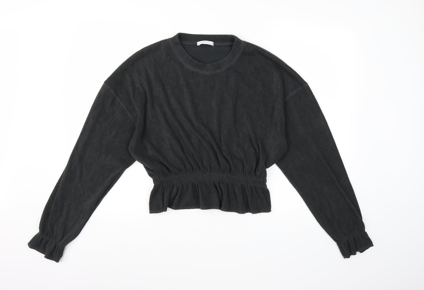 Zara Knit Womens Grey  Knit Pullover Jumper Size S