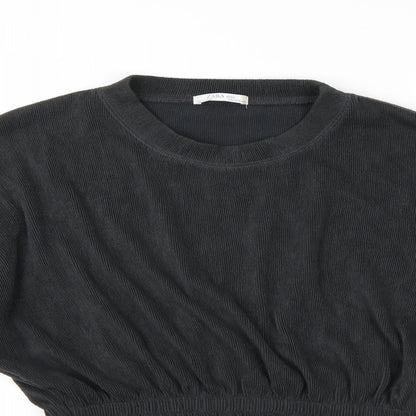 Zara Knit Womens Grey  Knit Pullover Jumper Size S